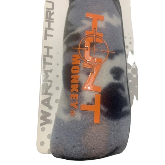 HUNT MONKEY Black + Gray Camo Conceal Fleece Face Guard NWT One Size - Picture 3 of 5